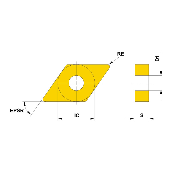 三菱マテリアル（株） 旋削用インサート DNMG 旋削用インサート（超硬コーティング） DNMG110408-GK MC5115
