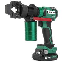 （株）西田製作所 軽量充電式油圧端子圧着機 NC