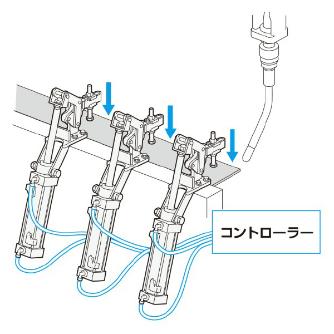 大阪角田興業（株） エアークランプ 下方押え型 エアークランプ　下方押え型 NO.100-V