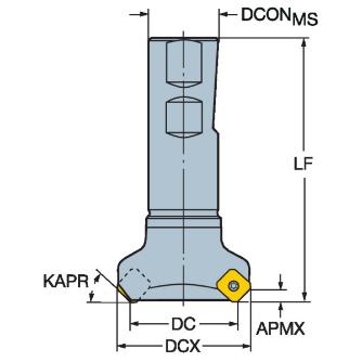 サンドビック（株） コロミル245 カッター 【F】 RA245 コロミル２４５　カッター　【Ｆ】 RA245-038MN32-12M