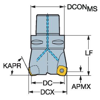 サンドビック（株） コロミル365 カッター RA365 コロミル３６５　カッター　【Ｆ】 RA365-051C5-S15M