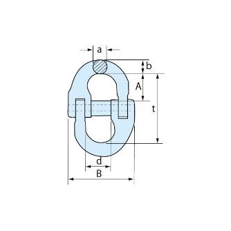 イーグルクランプ（株） チェーンアクセサリー(金具) カップリング CP カップリング CP-22