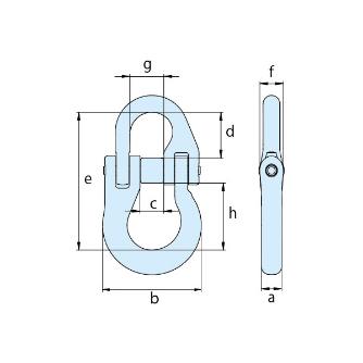 イーグルクランプ（株） チェーンアクセサリー(金具) カップリング CPV カップリング CPZ-8