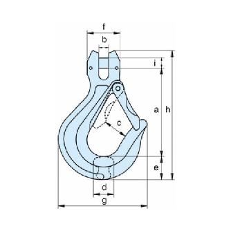 イーグルクランプ（株） チェーンアクセサリー(金具) スリングフック SHD スリングフック SHD-20