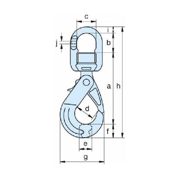 イーグルクランプ（株） スィーベルラッチロックフック LBH スィーベルラッチロックフック LBH-13