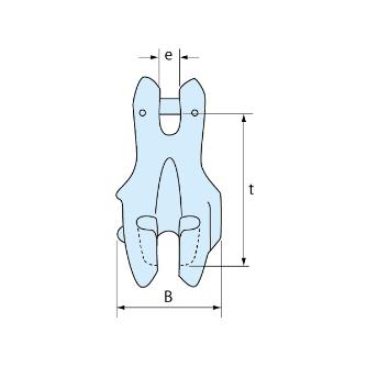 イーグルクランプ（株） チェーンアクセサリー(金具) ショートニングブロック SBD ショートニングブロック SBD-20