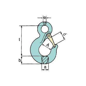 イーグルクランプ（株） チェーンアクセサリー(金具) スリングフック SHEV スリングフック SHEV-13