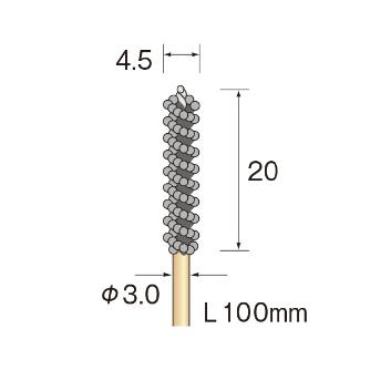ミニター（株） ツイストボールブラシ A FD ツイストボールブラシ　Ａ FD2411