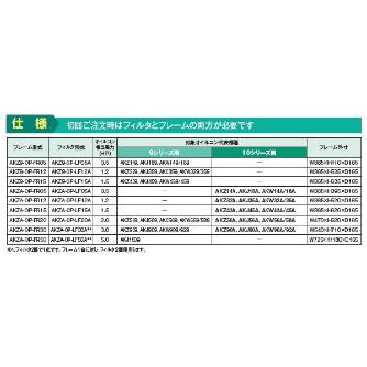 ダイキン工業（株） ラクフィル9型 フィルタ ラクフィル９型　フィルタ AKZ9-OP-LF05A