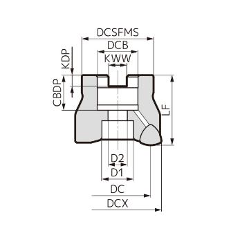 住友電気工業（株） SEC－スミデュアルミル カッタ DMSW-RS ＳＥＣ－スミデュアルミル　カッタ DMSW08066RS06-27