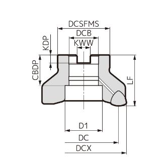 住友電気工業（株） SEC－スミデュアルミル カッタ DMSW-RS ＳＥＣ－スミデュアルミル　カッタ DMSW08100RS08