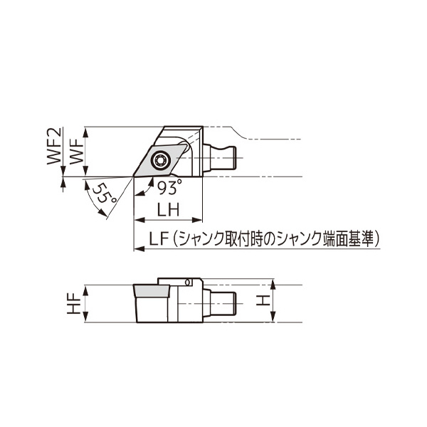 住友電気工業（株） クイックチェンジホルダ ヘッド APM10 クイックチェンジホルダ　ヘッド APM10-SDJCR11T3J