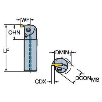 サンドビック（株） コロカット1・2 ボーリングバイト【F】 LAG コロカット１・２　ボーリングバイト【Ｆ】 LAG123G030-16B