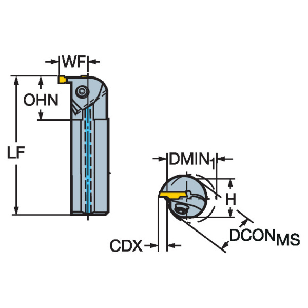 サンドビック（株） コロカット1・2 ボーリングバイト【F】 LAG コロカット１・２　ボーリングバイト【Ｆ】 LAG123J045-20B