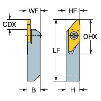 サンドビック（株） コロカットXS シャンクバイト QS-SMAL コロカットＸＳ　シャンクバイト　【Ｆ】 QS-SMALR 083X