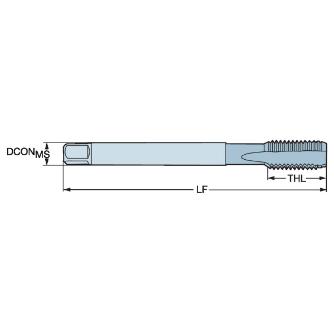 サンドビック（株） コロタップ100 ストレートタップ【D】 T100-KM コロタップ１００　ストレートタップ【Ｄ】 T100-KM100DB-M12X150D210