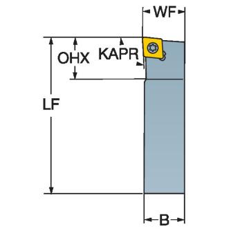 サンドビック（株） コロターン107 シャンクバイト SCLC コロターン１０７　シャンクバイト　【Ｆ】 SCLCR 062C-S