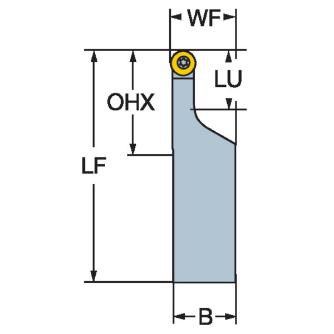 サンドビック（株） コロターン107 シャンクバイト 【F】 SRAC コロターン１０７　シャンクバイト　【Ｆ】 SRACR 20 2D