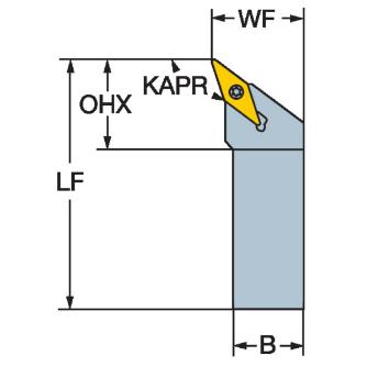 サンドビック（株） コロターン107 シャンクバイト SVHB コロターン１０７　シャンクバイト　【Ｆ】 SVHBR 16 3C