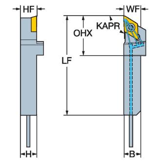サンドビック（株） コロターン107 シャンクバイト QS-SDJC コロターン１０７　シャンクバイト　【Ｆ】 QS-SDJCR06082XHP
