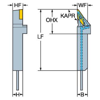 サンドビック（株） コロターン107 シャンクバイト QS-SVJC コロターン１０７　シャンクバイト　【Ｆ】 QS-SVJCL102XHP