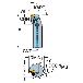 サンドビック（株） T-MaxP ボーリングバー 【F】 Ｔ－ＭａｘＰ　ボーリングバー　【Ｆ】 A10R-PTFNR2HP