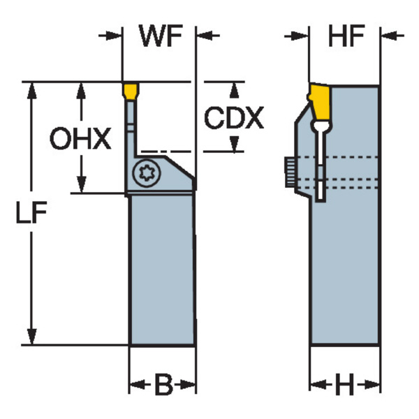 サンドビック（株） T-MaxQカット シャンクバイト RF151.23 Ｔ－ＭａｘＱカット　シャンクバイト【Ｆ】 RF151.23-16-60