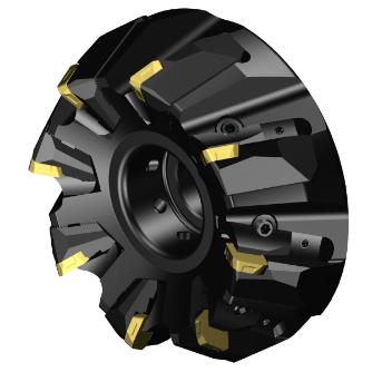 サンドビック（株） コロミル360 フライスカッター 【F】 A360 コロミル３６０　フライスカッター　【Ｆ】 A360-152R38-Z8E19