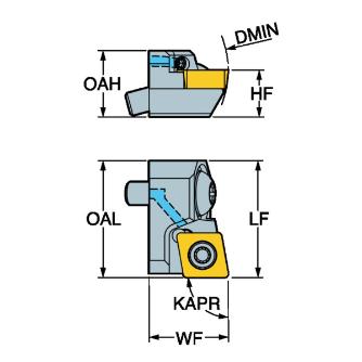 サンドビック（株） コロボア カートリッジ コロボア　カートリッジ　【Ｅ】 SCFCR06CDX06