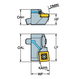 サンドビック（株） コロボア カートリッジ コロボア　カートリッジ　【Ｅ】 SSYPR06CDX06