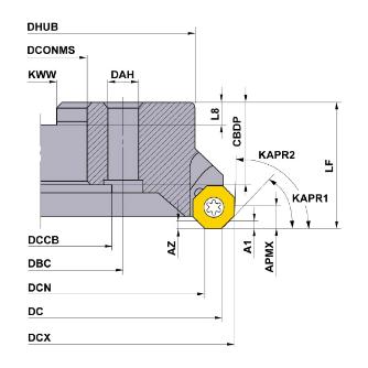 三菱マテリアル（株） カッタ 多機能用(アーバタイプ) OCTACUT カッタ　多機能用（アーバタイプ） OCTACUT1608CR