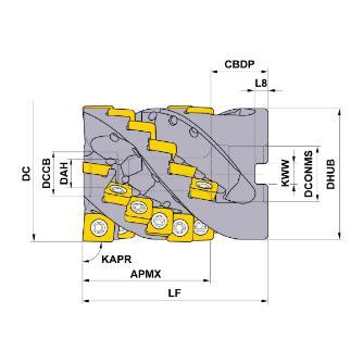 三菱マテリアル（株） カッタ 深切込み用(シェルタイプ) SPX カッタ　深切込み用（シェルタイプ） SPX4-063A24A058RA