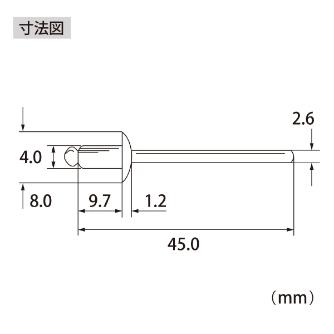 （株）ロブテックス ブラインドリベット(1000本入) NA ブラインドリベット（１０００本入） NA54A