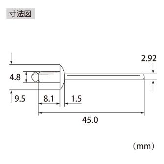 （株）ロブテックス ブラインドリベット(500本入) NS ブラインドリベット（５００本入） NS62A