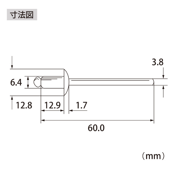 （株）ロブテックス ブラインドリベット(250本入) NSA ブラインドリベット（２５０本入） NSA84A