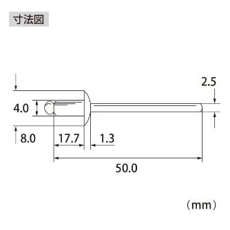 （株）ロブテックス ブラインドリベット(1000本入) NSS ブラインドリベット（１０００本入） NSS58A