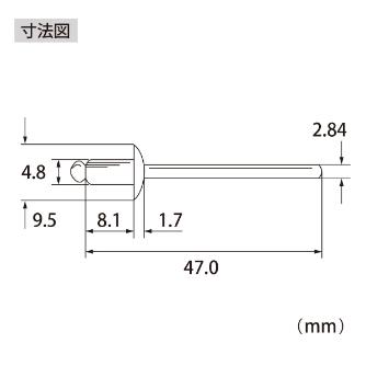 （株）ロブテックス ブラインドリベット(1000本入) NSS ブラインドリベット（１０００本入） NSS62A