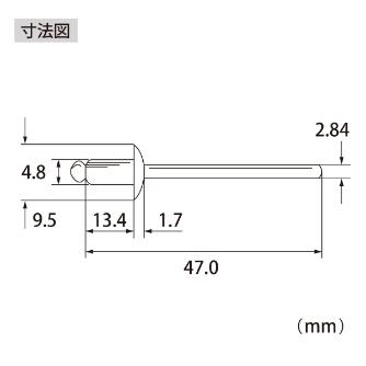 （株）ロブテックス ブラインドリベット(500本入) NST ブラインドリベット（５００本入） NST65A