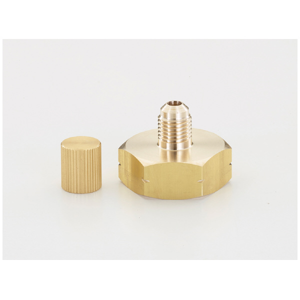 （株）イチネンＴＡＳＣＯ R1234yfボンベ用チャージ口 TA165YF Ｒ１２３４ｙｆボンベ用チャージ口 TA165YF-D2