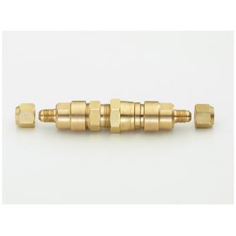 （株）イチネンＴＡＳＣＯ バルブ付銅管接手 TA230MV バルブ付銅管接手１／４（中間接続用） TA230MV-2A