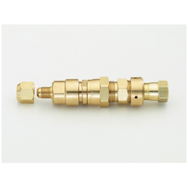 （株）イチネンＴＡＳＣＯ バルブ付銅管接手 TA230MV バルブ付銅管接手１／４（機器接続用） TA230MV-2C
