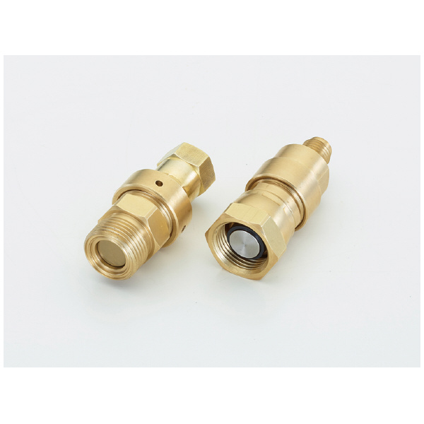 （株）イチネンＴＡＳＣＯ バルブ付銅管接手 TA230MV バルブ付銅管接手１／４（機器接続用） TA230MV-2C