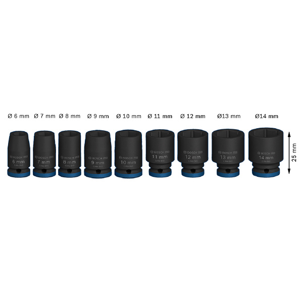 ボッシュ（株） ソケットセット1/4インチ9pcs ソケットセット１／４インチ９ｐｃｓ 2608003034