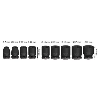 ボッシュ（株） ソケットセット3/8インチ9pcs ソケットセット３／８インチ９ｐｃｓ 2608003036