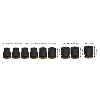 ボッシュ（株） ソケットセット3/4インチ9pcs ソケットセット３／４インチ９ｐｃｓ 2608003041