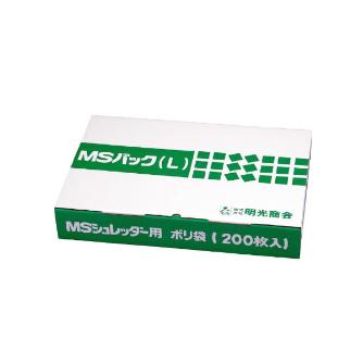 （株）明光商会 MSシュレッダー専用くず袋 MS ＭＳシュレッダー専用くず袋（１００枚入） MSﾊﾟｯｸ(S)