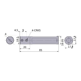 三菱マテリアル（株） 丸ホルダ SLV 丸ホルダ SLV190085040N