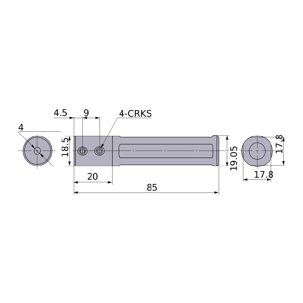 三菱マテリアル（株） 丸ホルダ SLV 丸ホルダ SLV190085040N