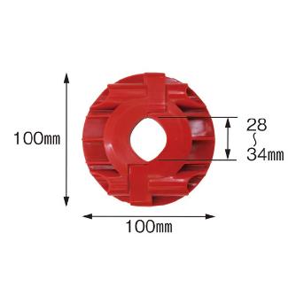 （株）カーボーイ ハンドガード100 HG ハンドガード１００　内径２８－３４ HG-1002834RE ﾚｯﾄﾞ