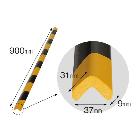 （株）カーボーイ 安心クッションL字型90cm 小 トラ柄